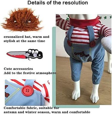 Костюм для собаки: Хелловін, косплей, вечірка, святковий набір (M)