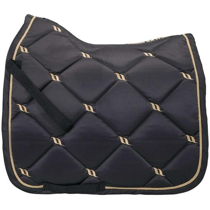 Schabracke Back on Track Night Collection Dressur Graphite grau Full - підкова для коней