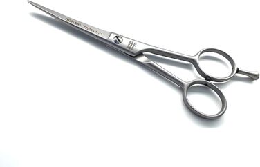 Професійна ножиця для собак, вигнута, SOLINGEN, з гачком, мікрозубці, 15 см