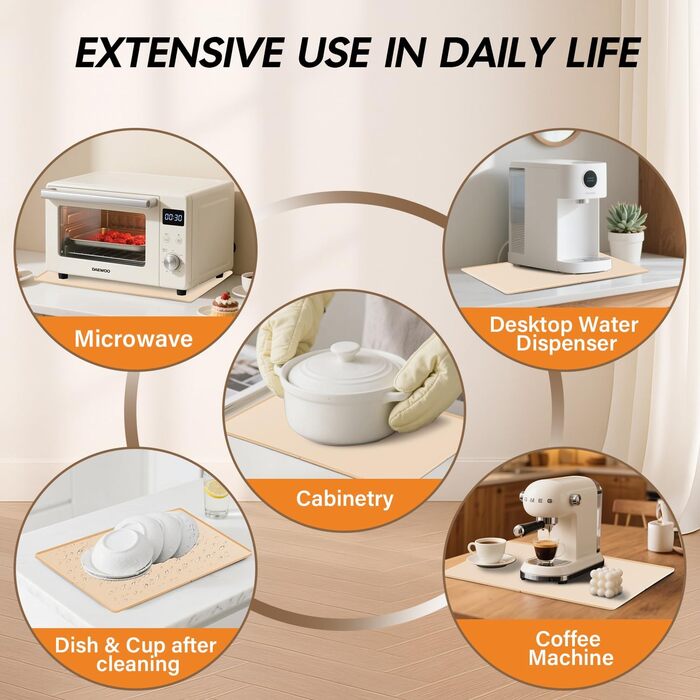 Килимок для годування собак та котів з силікону харчової якості, з піднятими бортиками, неслизький, жовтий (L)