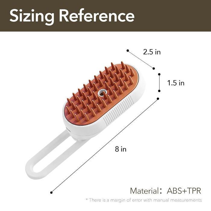 Масажна щітка 3-в-1 для собак та котів, видаляє відмерле волосся без розлітання, водяна щітка, фіолетовий