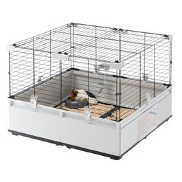 Клітка для кроликів Ferplast Modular 4 розширювана, велика, з аксесуарами 179x72x56 см