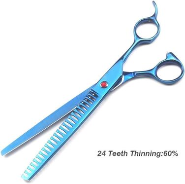 Професійна ножиця для собак, вигнута ножиця для шерсті, набір ножиць для грумінгу домашніх тварин з круглим безпечним наконечником