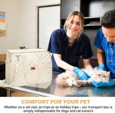 Транспортна сумка для собак та котів до 5 кг – переноска для маленьких тварин, складна, дихаюча, з ременем безпеки, ідеальна для прогулянок, подорожей та авто (35x25x15,5 см)