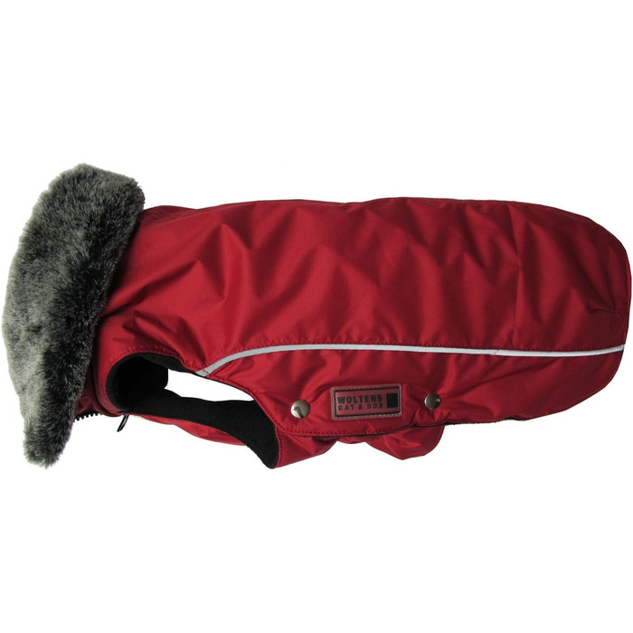 Вольтерс | Зимова куртка Амундсен червоного кольору | Довжина спини 24 см