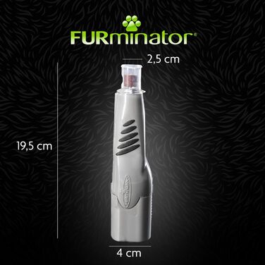 Шліфувальник кігтів для собак та котів Furminator - бездротовий, з LED-підсвіткою та 2 швидкостями