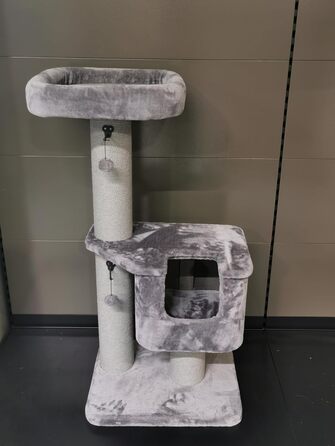 Дряпка для котів Flamingo – Колір: фіолетовий, сірий – 78 x 49,5 x 121 см