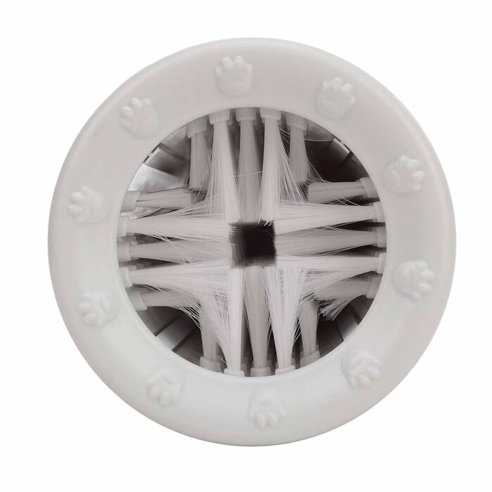 Напівавтоматичний мийник для собак, станція миття домашніх тварин з м'яким, портативним відром для миття лап для котів та собак, знімний дизайн з ABS-пластику для швидкого очищення