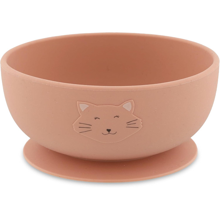 Тарілка для дитячого харчування Trixie Mr. Fox з присоскою, рожева