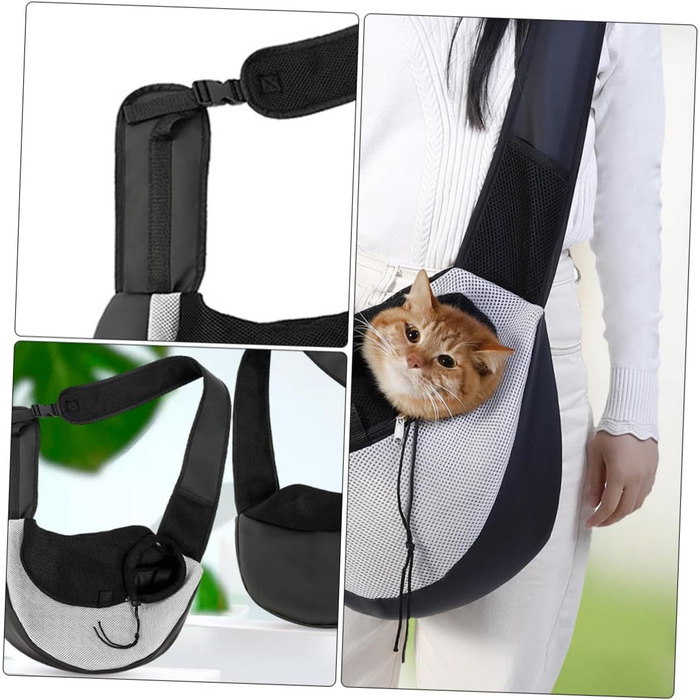 Переноска для котів та маленьких собак PENIKOKO, складана, з сіткою, велика місткість, міцна, поліестер/ПВХ