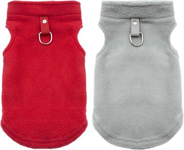 Светри для собак та котів на зиму: теплі, м'які, з кільцем D (сірий+зелений+бежевий)