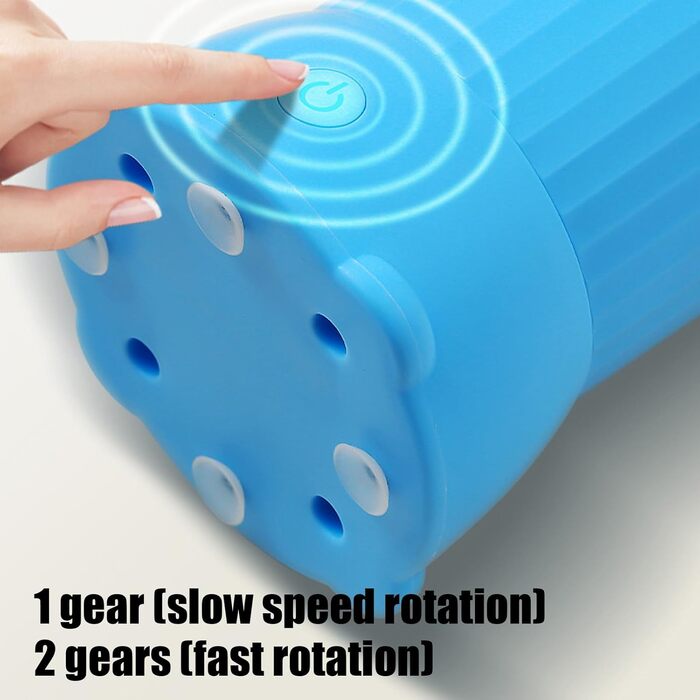 Автоматичний мийка для лап собак та котів, USB, блакитна