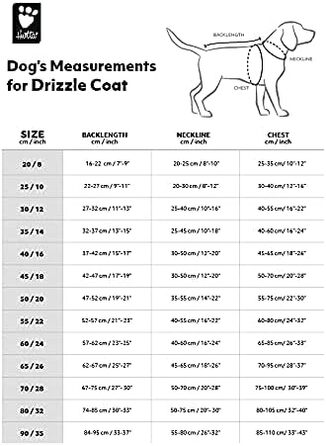 Дощовик для собак Hurtta Drizzle Regenjacke, чорний (Raven), розмір 14 дюймів