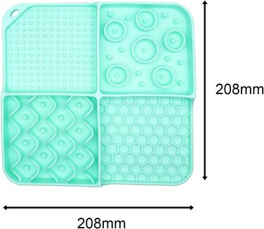 Лежак-заспокійник для собак та котів Kowaku з силіконовим покриттям та присосками, зелений