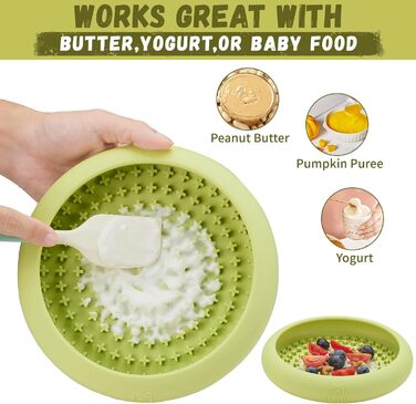 Нічна годівниця для собак Bestalk: уповільнює харчування, зменшує тривожність, силікон, BPA-free, зелена