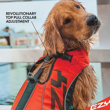 Преміум рятувальний жилет для собак EzyDog DFD X2, червоний, розмір S, для малих, середніх і великих порід, із ручкою