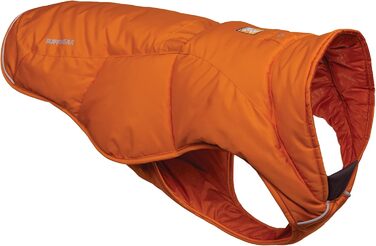 Ruffwear Quinzee утеплена зимова куртка для собак, розмір L, помаранчева, пакується