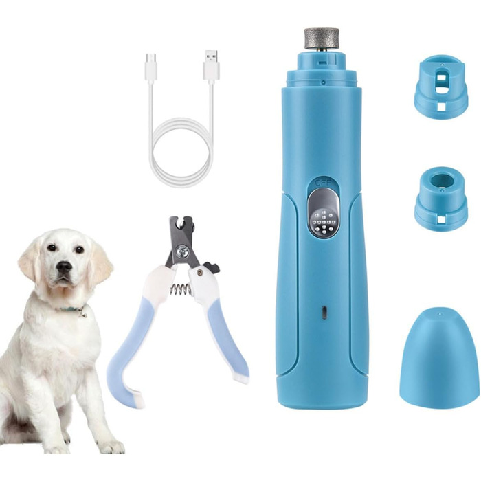 Електричний точило для кігтів тварин Toddmomy (3 шт.) - для котів та собак, з ABS пластику