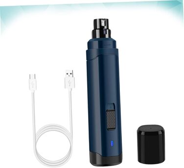 Електричний триммер для кігтів домашніх тварин BESPORTBLE з USB-зарядкою, ABS-матеріал, тихий мотор для собак та котів