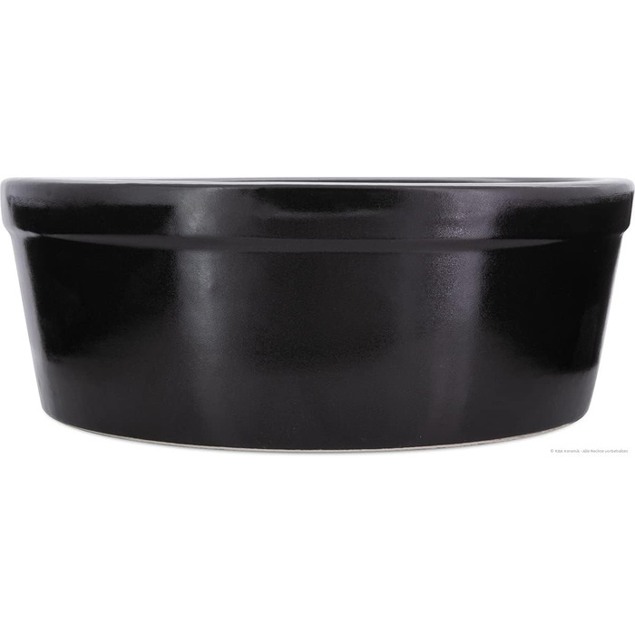 Велика важка миска для собак 3,8 л керамічна 28x11 см, синя