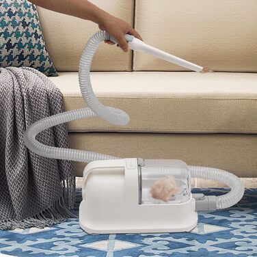 Набір для догляду за тваринами Haustier: пилосос, машинка для стрижки, щітка, гребінець. Професійний набір для грумінгу собак та котів. 11800PA, 1.4L