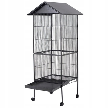 Клітка Wideshop 52 x 52 x 157 см, чорна