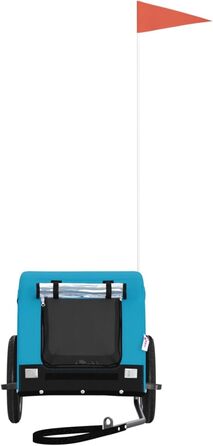 Фарм-причіп для велосипеда Gecheer, чорний, з оксфордської тканини, вантажопідйомність, для собак