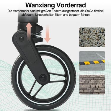 Візок для собак 3-в-1 до 24 кг, складний, для маленьких собак та котів, візок-кіндерваген для собак