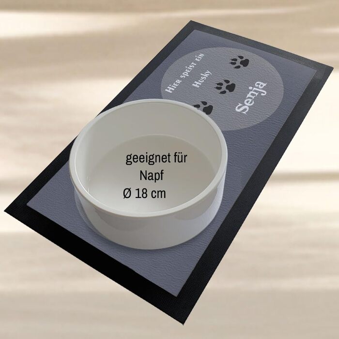 Підстилка для собак Хаскі з персональним написом