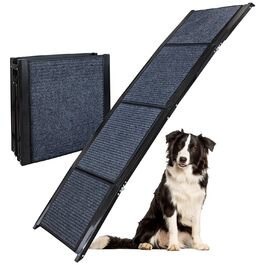 Рампа для собак Petigi 180 см, складна, з неслизьким килимком, до 90 кг