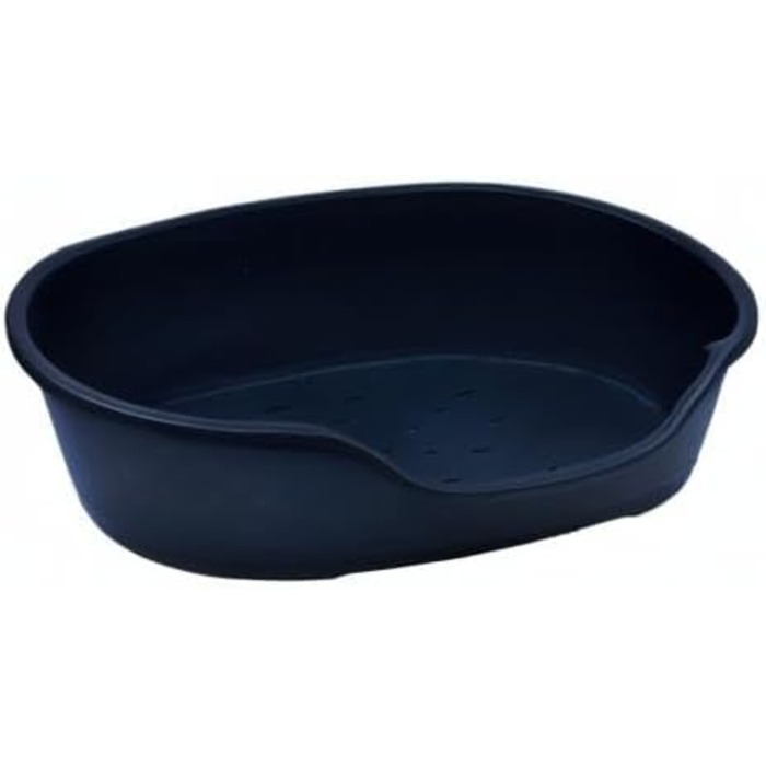 Корзина для собак Adena, пластикова, 92 см, антрацит (92 x 61 x 26 см)