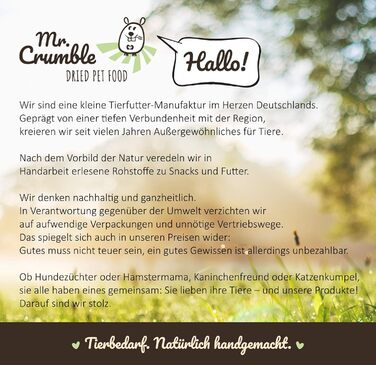 Mr. Crumble Сухий корм для гризунів Тунель-Туннель, 2 шт. Беззерновий тунель з квітами та травами для гризунів