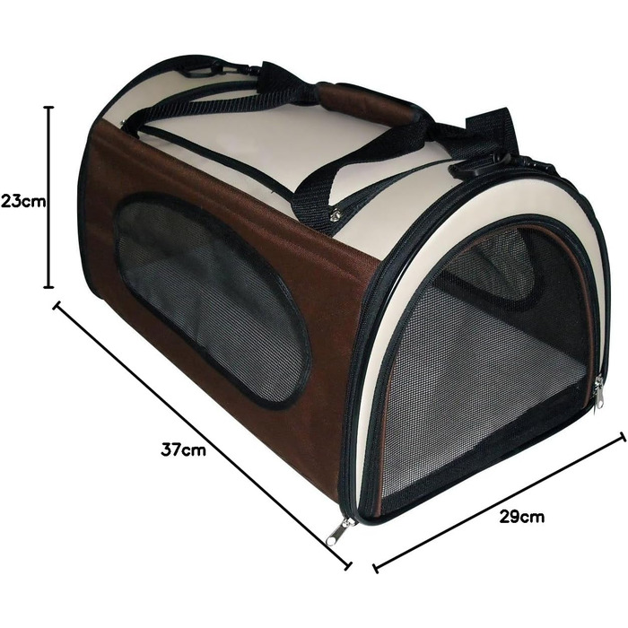 Собача переноска Croci Fast and Easy M, 29x23x37 см, тканинна