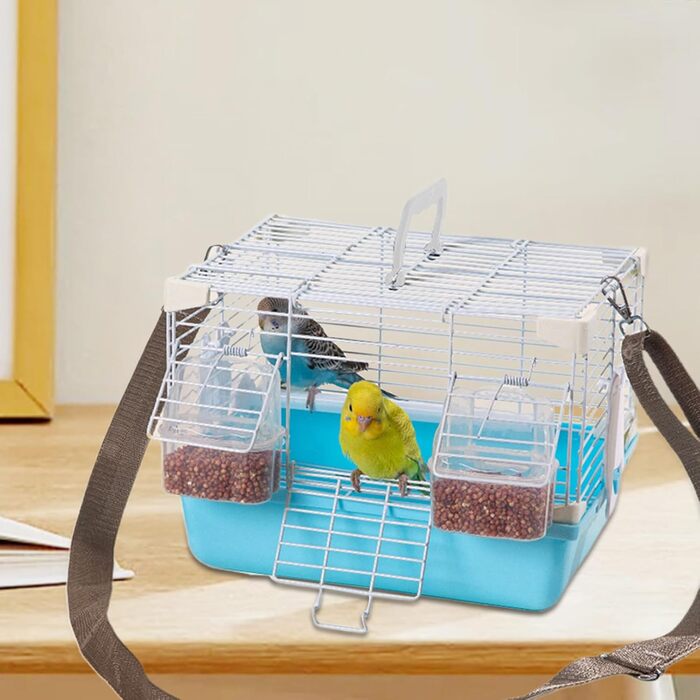 Транспортний бокс для тварин Ceprznvey: переноска-переноска для маленьких тварин, блакитна