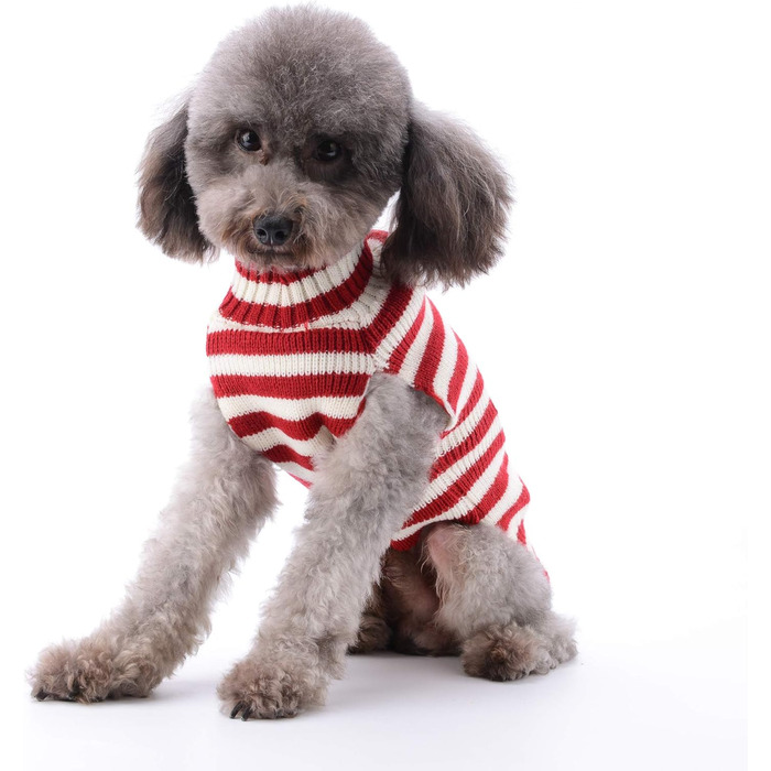 Пуловер для собак у стилі вінтаж, теплий пуловер для такс та інших порід, ідеальний для святкування Різдва, Хелловіну та Нового року. Нарядний пуловер середнього розміру (M), червоно-білий сніговик