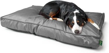 Ортопедична подушка для собак Hunter Merida з піною з пам'яті; Підтримує суглоби та хребет, неслизька основа, колір антрацит, розмір XL