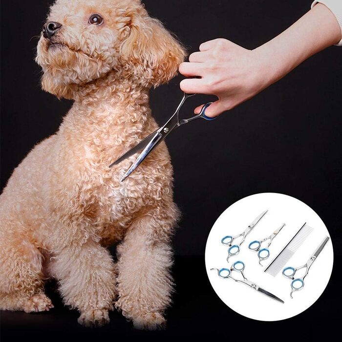 Професійна витончувальна ножиця для грумінгу тварин, легка та міцна (6 шт.)