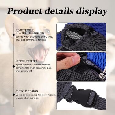 Транспортна сумка для собак та котів Toyzfriendly, темно-синій, поліестер, для перенесення та до ветеринара