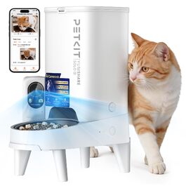 Автоматична годівниця для котів та собак PETKIT YumShare Solo 2 з камерою, розпізнаванням облич та Wi-Fi (2.4/5G), 3 л