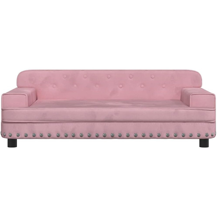 Собаче ліжко VidaXL, 90 x 53 x 30 см, Рожеве