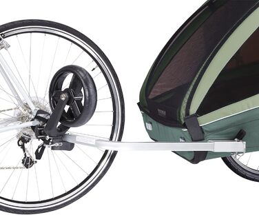 Причіп для велосипеда Thule Coaster Xt, 2 місця, зелений, унісекс