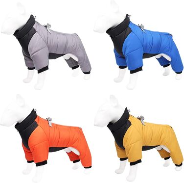 Тепла водонепроникна жилетка для собак на зиму, жовта, XL