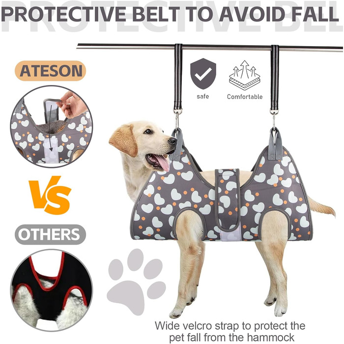 Нашийник для собак та котів, гамак для грумінгу, розмір XL