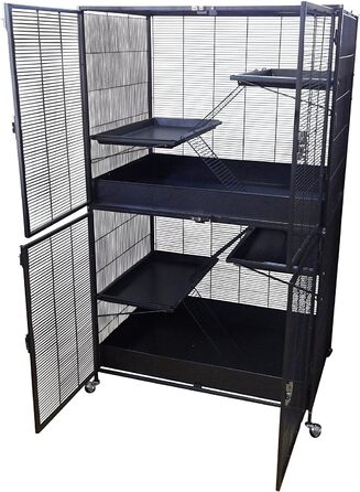 Клітка для щурів та гризунів Maximus 94x63x158 см, метал, Zoo-Shop