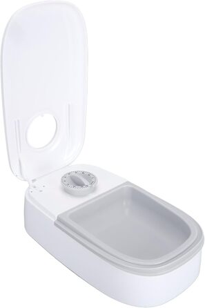 Автоматичний диспенсер для котячого корму з охолоджуваним відсіком, годівниця для малих собак, сухий та вологий корм, автоматична таймерна годівниця GRAY