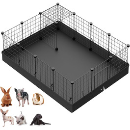 Металеві кубики-органайзери LANGXUN для зберігання, 16 шт. - клітка для дрібних тварин, загон для кроликів, морських свинок, цуценят