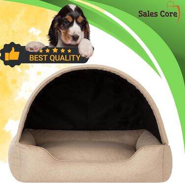 Будиночок для собак і котів Sales Core Indoor – затишна, міцна, стильна лежанка для дому, легко чиститься, безпечна, простора, комфортна