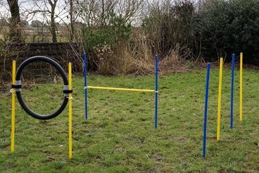 Набір для бадмінтону Wuzzmann Agility Beginner BLAU/GELB