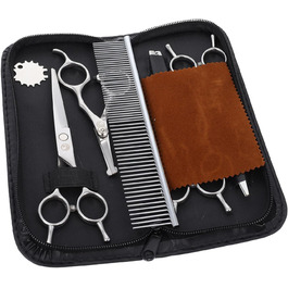 Набір професійних ножиць для грумінгу тварин з нержавіючої сталі