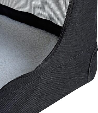 ESTEXO переносна вольєр для собак, транспортна коробка для тварин, переноска для котів, автобокc (XXXL, чорний)